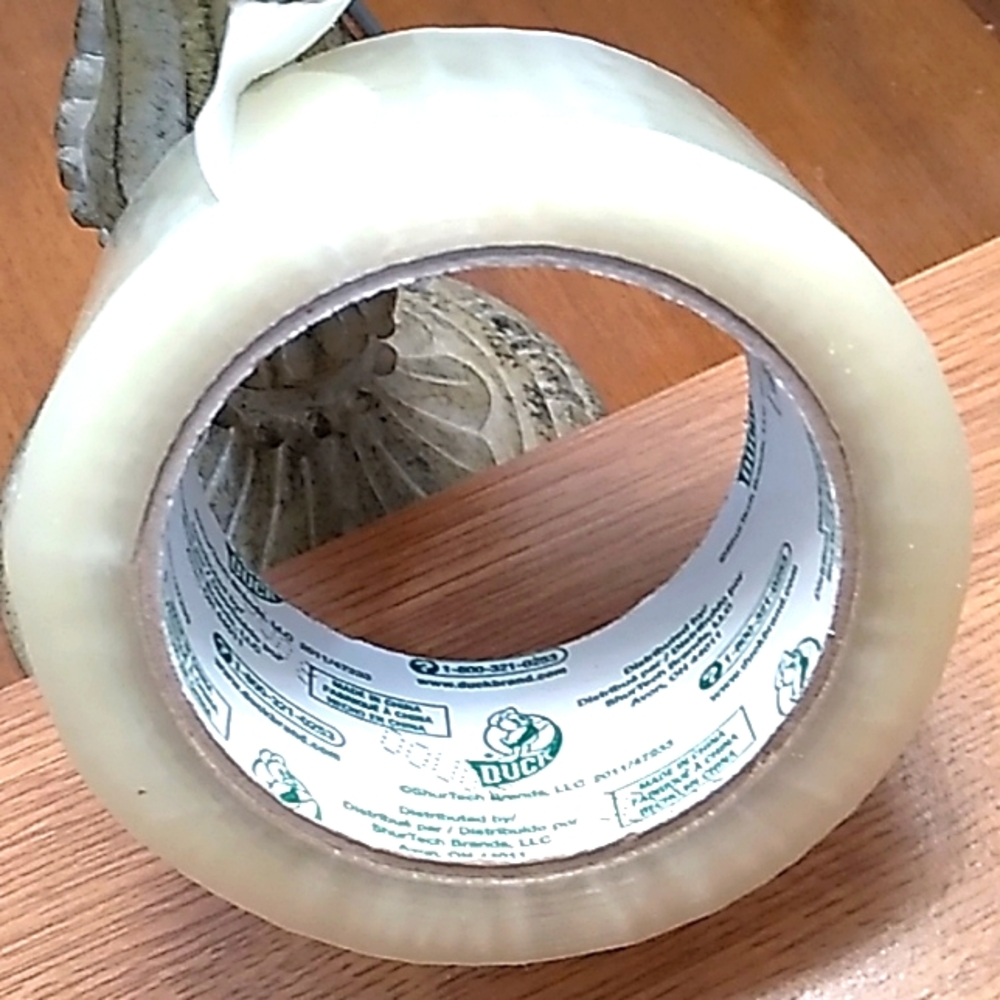 NWOT DUCK Clear Packaging Tape 100YDS